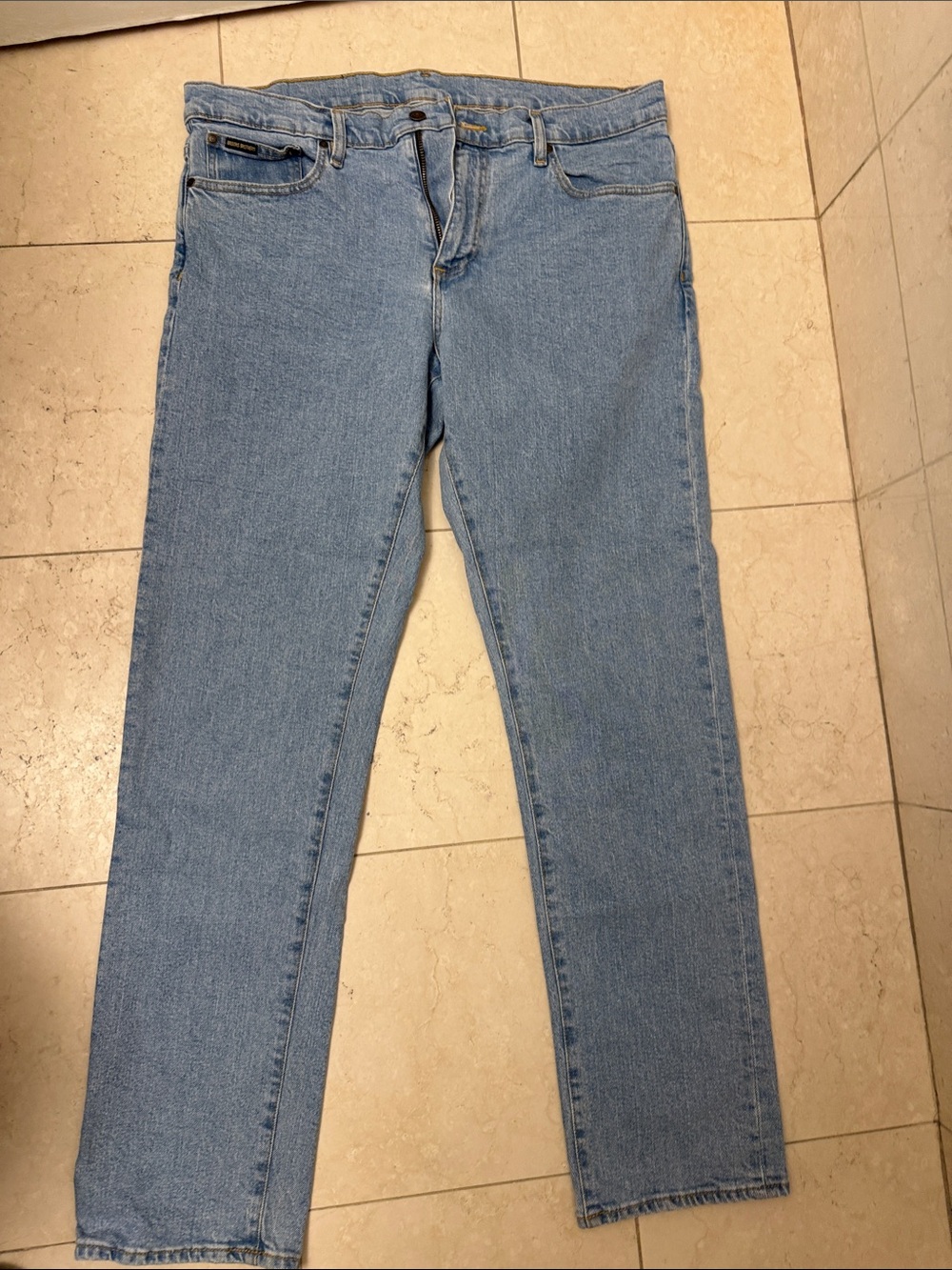 Brooks Brothers Light Blue Straight-Leg Women's Jeans